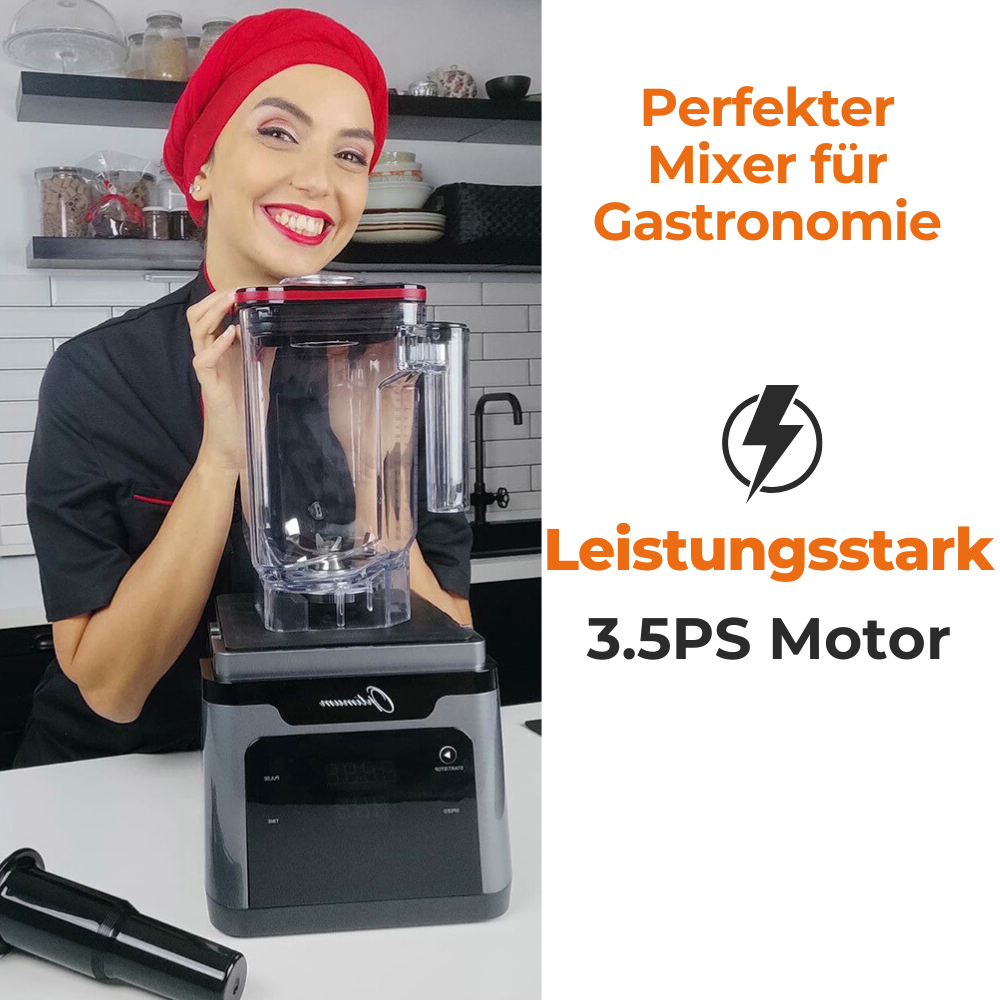 optimum 9400x gewerbemixer bester standmixer eis mixer hochleistungsmixer testsieger schallschutz gastronomie