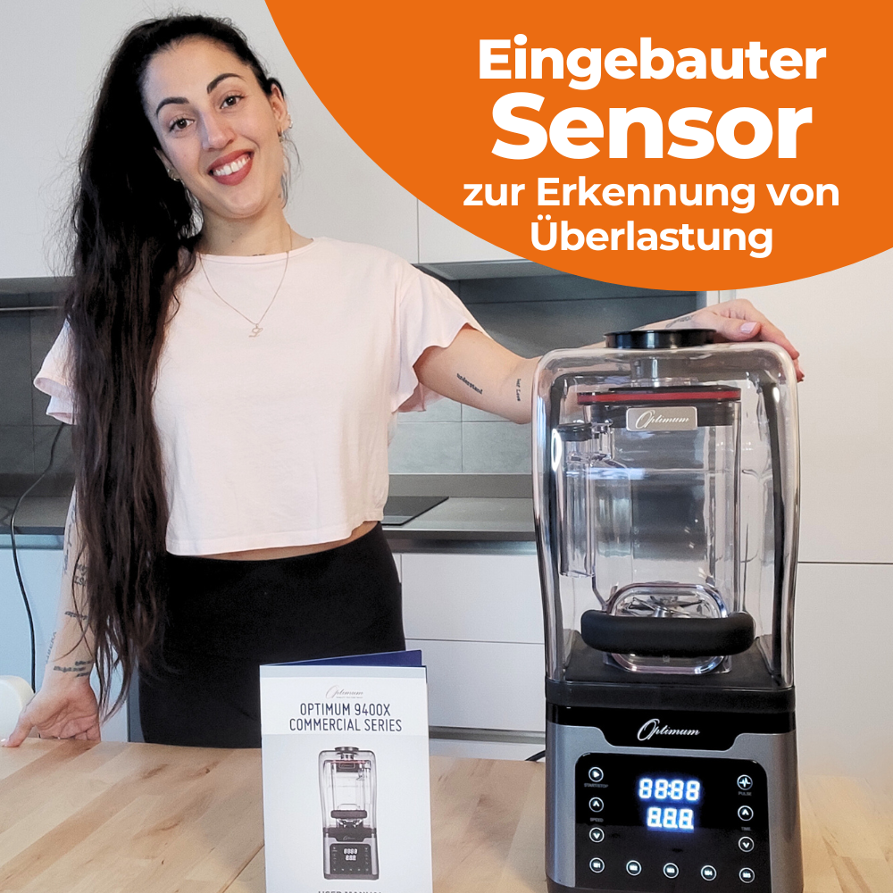 optimum 9400x gewerbemixer bester standmixer eis mixer hochleistungsmixer testsieger schallschutz