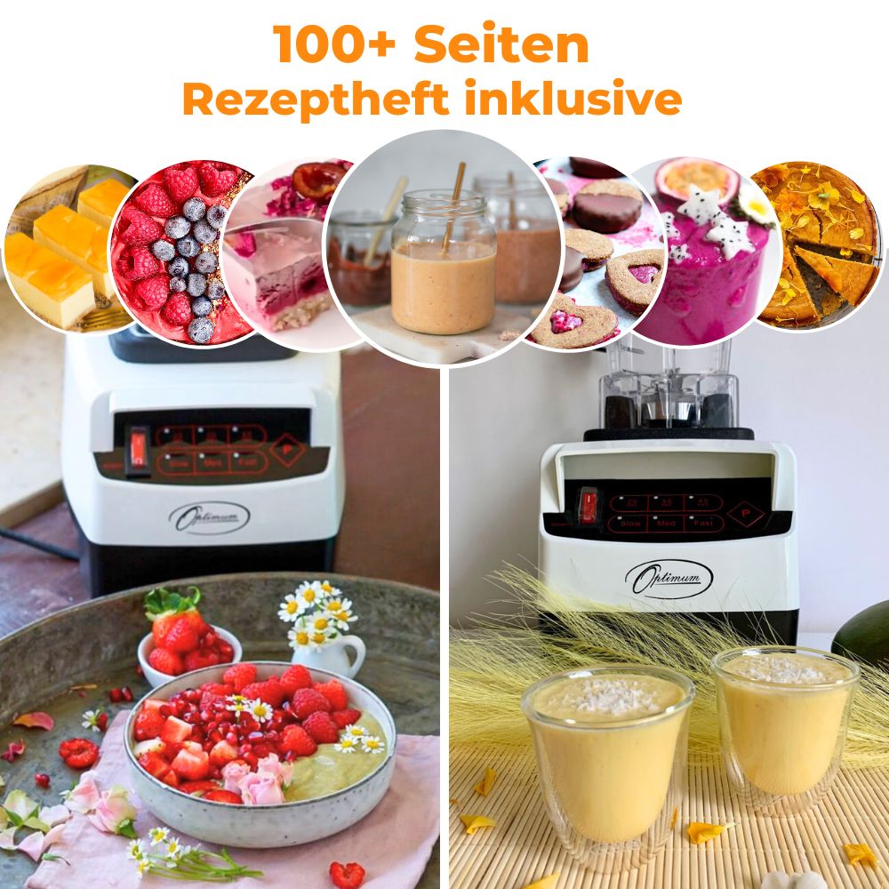 optimum 9200A standmixer hochleistungsmixer blender rezeptheft